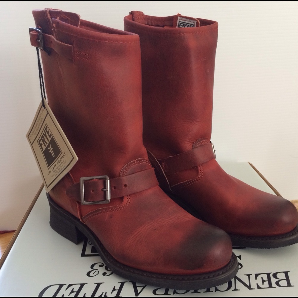 Frye Engineer Harness Boots 12R — NIB —size 7.5